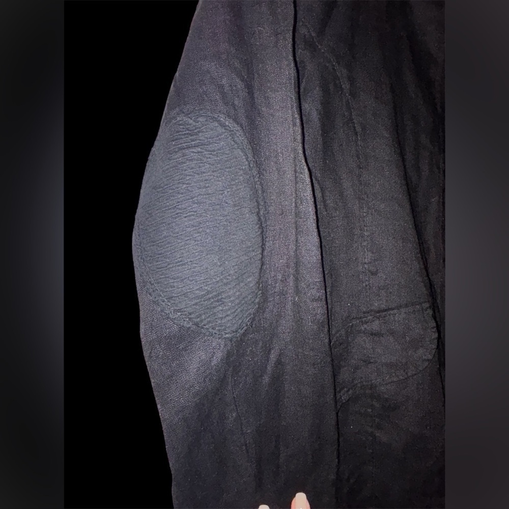 100% linen black blazer - Picture 5 of 5